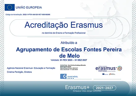 Certificado de Acreditação Erasmus